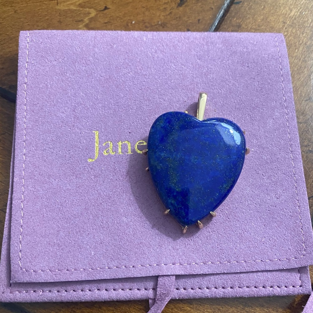 Jane Win Blue Heart Charm (details in photos)